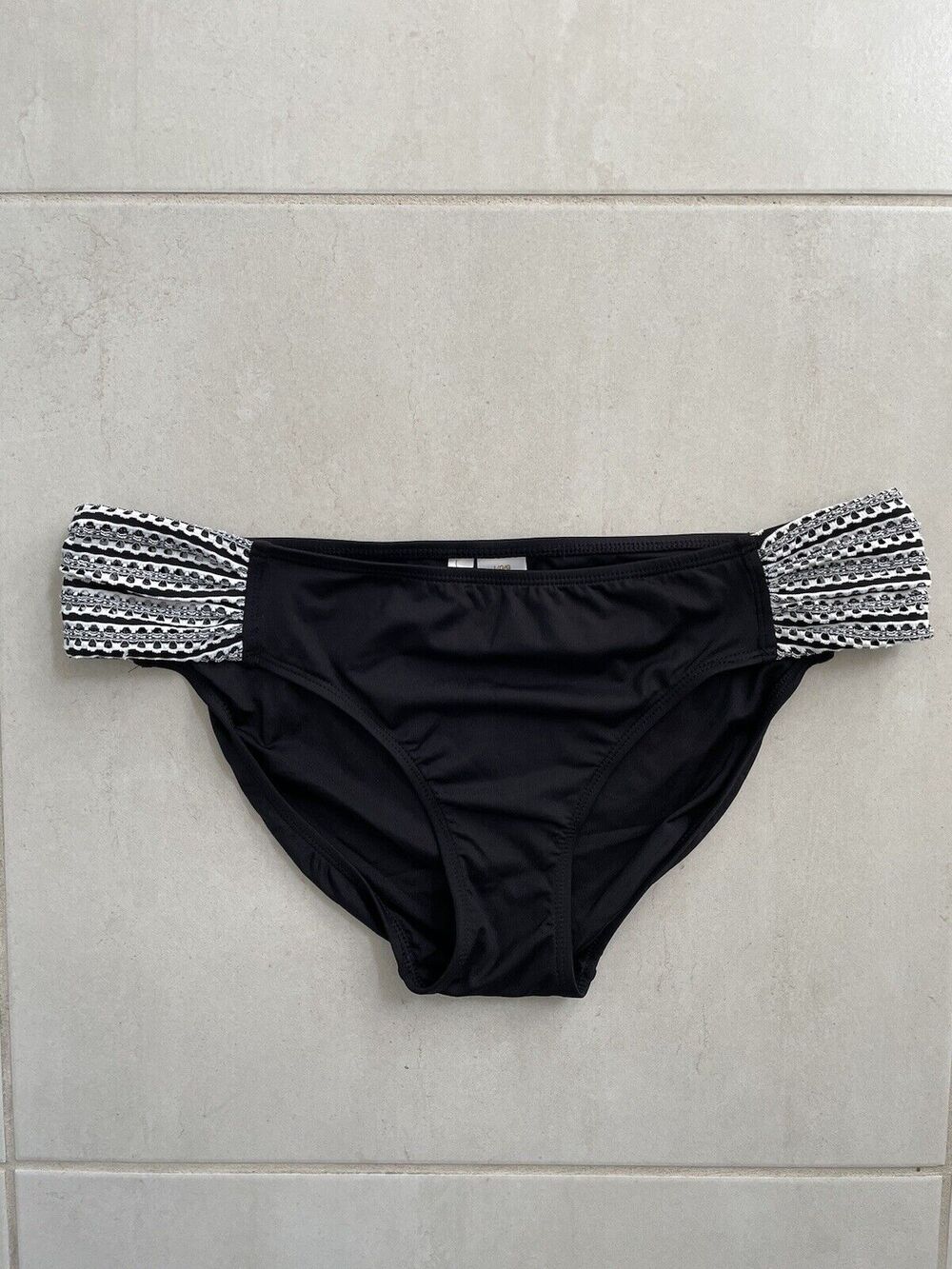 Anne Cole Swim Bikini Bottom Crochet Striped Swimwear